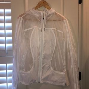 lululemon athletica transparent-see jacket